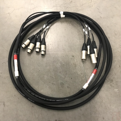 5m 4way XLR loom			